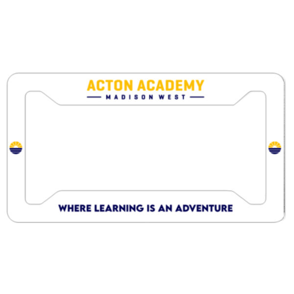 License Plate Frame - Sublimated Logo Thumbnail