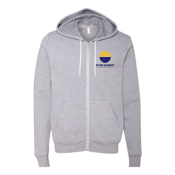BELLA + CANVAS - Sponge Fleece Full-Zip Hoodie - Printed Logo Thumbnail