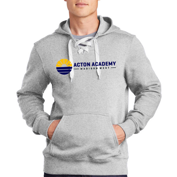 Sport-Tek® Lace Up Pullover Hooded Sweatshirt - Printed Logo Thumbnail