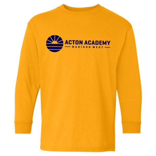 Gildan - Heavy Cotton™ Youth Long Sleeve T-Shirt - Printed Logo Thumbnail