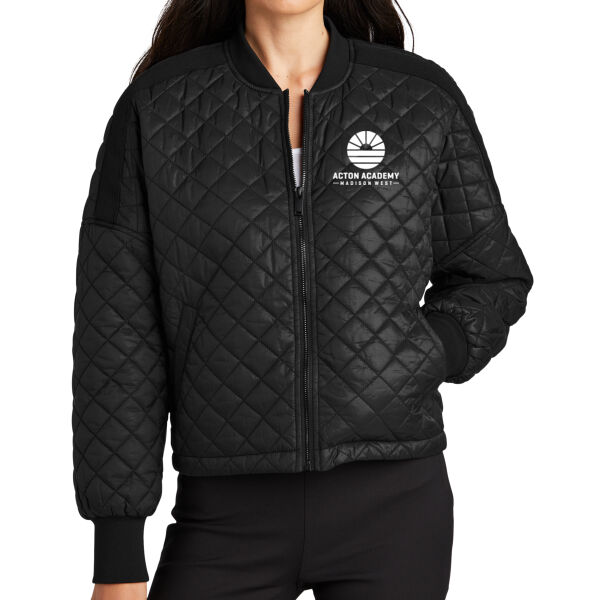 Mercer+Mettle™ Women’s Boxy Quilted Jacket - Embroidered Logo Thumbnail