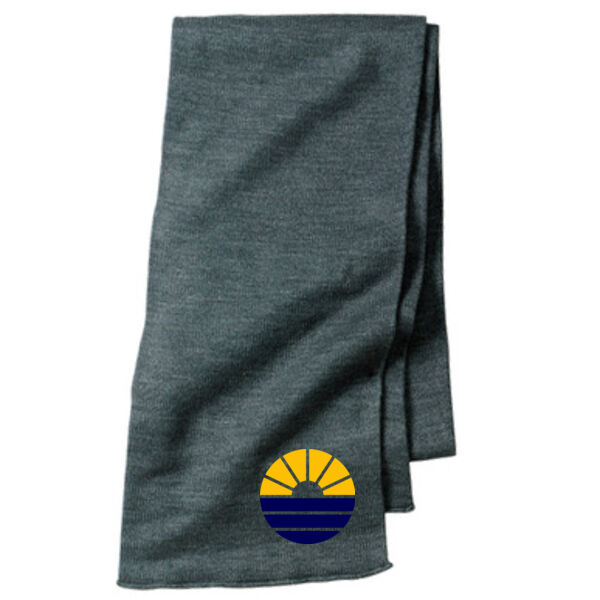 Port & Company® - Knitted Scarf - Embroidered Logo Thumbnail