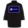 Ten Pearl Button Black Chef Coat Thumbnail
