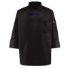 Black Knot Button Chef Coat Thumbnail