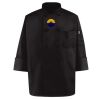 Black Knot Button Chef Coat Thumbnail