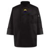 Black Knot Button Chef Coat Thumbnail
